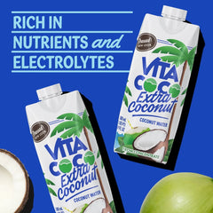 Vita Coco Coconut Water with Pressed Coconut - 16.91 fl oz Carton