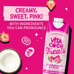 Vita Coco Treats Strawberries & Creme Coconut Water - 4pk/67.6fl oz